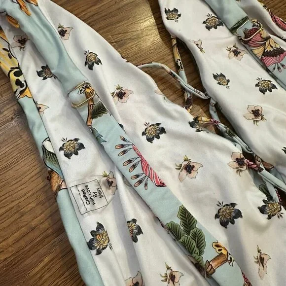 Agua Bendita Becca Varenna Reversible One Piece Swimsuit Large - Picture 10 of 11